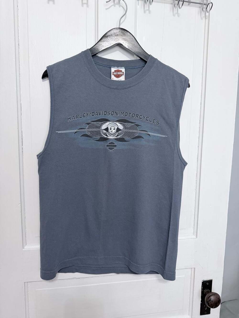 Vintage Harley-Davidson Motorcycles Gillette Wyoming Sleeveless T-Shirt M
KD